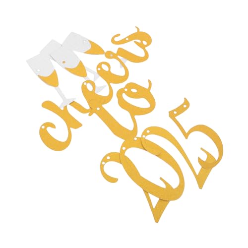 COMPUKAS Neujahrsbanner Set Glittery Cheers To Banner für Festliche Partydekorationen Wiederverwendbares Fotohintergrundmaterial für Silvesterfeiern und Neujahrsfeiern COMPUKAS Neujahrsbanner Set Glittery Cheers To Banner für Festliche Partydekorationen Wiederverwendbares Fotohintergrundmaterial für Silvesterfeiern und Neujahrsfeiern von COMPUKAS