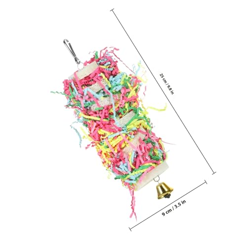 COMPUKAS Papagei Beißspielzeug Hängend Langlebig Kauspielzeug für Nymphensittiche Wellensittiche und Kleine Vögel zur Beschäftigung und Zahnpflege COMPUKAS Papagei Beißspielzeug Hängend Langlebig Kauspielzeug für Nymphensittiche Wellensittiche und Kleine Vögel zur Beschäftigung und Zahnpflege von COMPUKAS