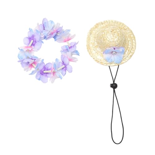 COMPUKAS Sommerlicher Haustier Strohhut mit Blumenkranz Verstellbar Atmungsaktiv Uv-Schutz für Kleine Hunde und Katzen für Strandurlaub Fotoshooting und Outdoor-aktivitäten COMPUKAS Sommerlicher Haustier Strohhut mit Blumenkranz Verstellbar Atmungsaktiv Uv-Schutz für Kleine Hunde und Katzen für Strandurlaub Fotoshooting und Outdoor-aktivitäten von COMPUKAS