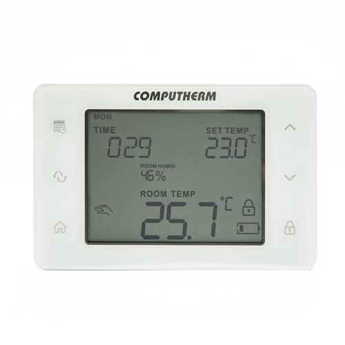 COMPUTHERM Q20 Programierbarer digitaler Raumthermostat mit Feuchtigkeitssensor von COMPUTHERM