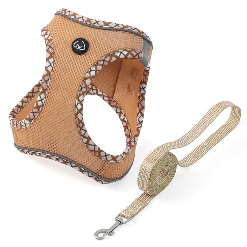 COMSLE Hundegeschirr Kleine Hunde mit Leine, Step-in Geschirr aus Air Mesh COMSLE Hundegeschirr Kleine Hunde mit Leine, Step-in Geschirr aus Air Mesh von COMSLE
