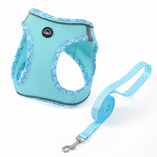 COMSLE Hundegeschirr Kleine Hunde mit Leine, Step-in Geschirr aus Air Mesh COMSLE Hundegeschirr Kleine Hunde mit Leine, Step-in Geschirr aus Air Mesh von COMSLE