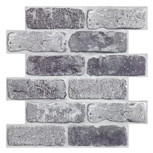 COMSTICKC 3D Wandpaneele Selbstklebend,10 Stück Wandverkleidung Selbstklebend Steinoptik Backstein 3D PVC Wandpaneele,30x30 cm,3D Wall Panel für Innenwanddekoration COMSTICKC 3D Wandpaneele Selbstklebend,10 Stück Wandverkleidung Selbstklebend Steinoptik Backstein 3D PVC Wandpaneele,30x30 cm,3D Wall Panel für Innenwanddekoration von COMSTICKC