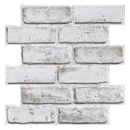 COMSTICKC 3D Wandpaneele Selbstklebend Ziegeloptik, 10 Stück, 3D Wandverkleidung Selbstklebend Ziegel Tapete 3D Hochwertige PVC Wandpaneele Innenwanddekoration,30x30 cm, Wasserdicht COMSTICKC 3D Wandpaneele Selbstklebend Ziegeloptik, 10 Stück, 3D Wandverkleidung Selbstklebend Ziegel Tapete 3D Hochwertige PVC Wandpaneele Innenwanddekoration,30x30 cm, Wasserdicht von COMSTICKC