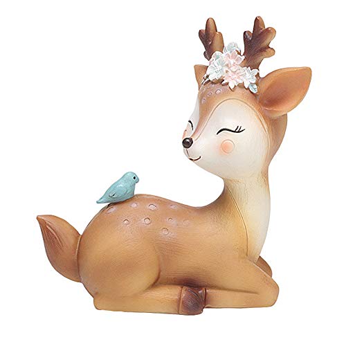 Comtervi Kitz Figur, Dekorative Ornamente, Figur Deko REH Kitz Miniatur 3D Bambi, Tierfiguren von COMTERVI