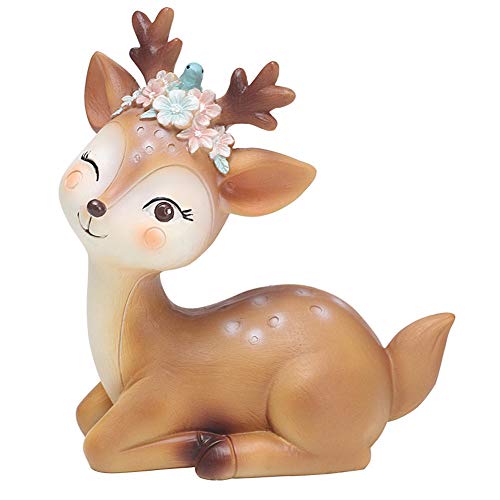 Comtervi Kitz Figur, Dekorative Ornamente, Figur Deko REH Kitz Miniatur 3D Bambi, Tierfiguren von COMTERVI
