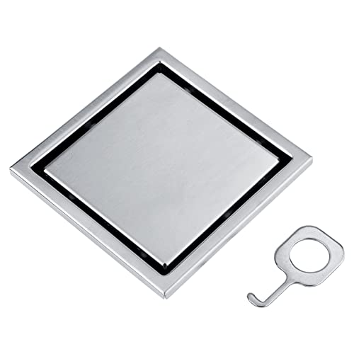 Duschrinnen, 12 X 12 X 4 Home Edelstahl Quadratische Form Geruchshemmendes Badezimmer Bodenablauf Abfalltür Duschabfluss Duschrinnen, 12 X 12 X 4 Home Edelstahl Quadratische Form Geruchshemmendes Badezimmer Bodenablauf Abfalltür Duschabfluss von COMTERVI