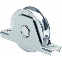 Comunello - Verzinktes Rad mit interner Unterstützung und halbgebundener Hals für Schiebetore - ø 100 mm - Supporto 32 mm - Portata 200 kg von COMUNELLO