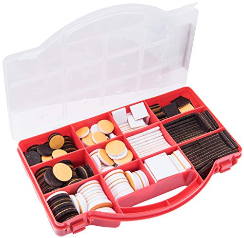 Metafranc Filz-Gleiter-Sortiment 275-teilig-selbstklebend-braun/weiß-Effektiver Schutz Ihrer Möbel & Stühle/Möbelgleiter-Set für empfindliche Böden/Stuhlgleiter/Bodengleiter / B34140 Metafranc Filz-Gleiter-Sortiment 275-teilig-selbstklebend-braun/weiß-Effektiver Schutz Ihrer Möbel & Stühle/Möbelgleiter-Set für empfindliche Böden/Stuhlgleiter/Bodengleiter / B34140 von Metafranc