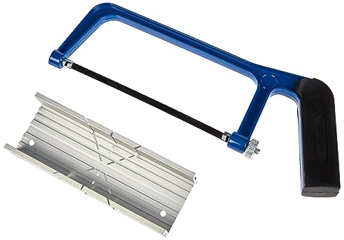 Werkzeyt Schneidladen-Set Alu 2-teilig - blau/schwarz - Allzwecksäge mit Metallsägeblatt 150 mm - Aluminiumschneidlade 140 x 40 x 20 mm/Bügelsäge/Eisensäge/Holzsäge / CP804162 Werkzeyt Schneidladen-Set Alu 2-teilig - blau/schwarz - Allzwecksäge mit Metallsägeblatt 150 mm - Aluminiumschneidlade 140 x 40 x 20 mm/Bügelsäge/Eisensäge/Holzsäge / CP804162 von Werkzeyt