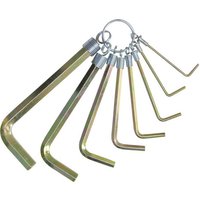 CON:P Stiftschlüsselsatz, 8-teilig, Schlüsselgröße: 2; 2,5; 3; 4; 5; 6; 8; 10 mm - goldfarben von CON:P