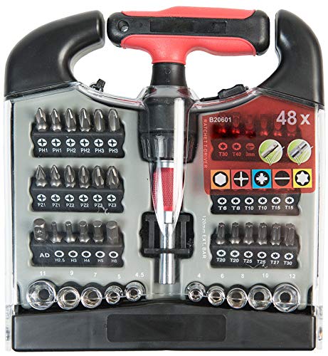 Werkzeyt CON:P T-Ratschenschraubendreher-Set, 48-tlg., B20601 Werkzeyt CON:P T-Ratschenschraubendreher-Set, 48-tlg., B20601 von Werkzeyt