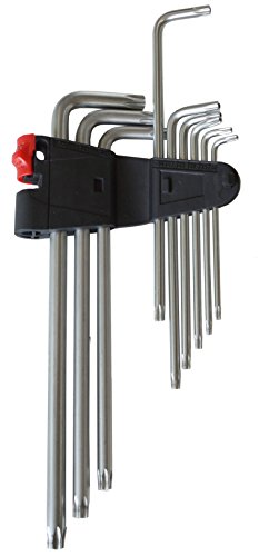 CON:P TX Stiftschlüsselsatz aus chrom-vanadium-stahl, 9-teilig, B20780 von Werkzeyt