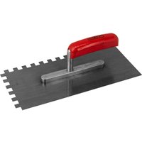 Con:p - Zahnglättekelle 280 x 130 mm, Zahnung 10 x 10 mm Stahl Fliesenwerkzeug von CON:P