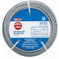 Conacord - Drahtseil ø 4 mm x 10 m Seile von CONACORD