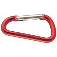 Conacord Karabinerhaken 80 mm Alu rot Karabiner Haken Schnapphaken Schlüssel von CONACORD