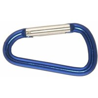 Karabinerhaken 50 mm Alu blau Karabiner Haken Schnapphaken Schlüssel - Conacord von CONACORD