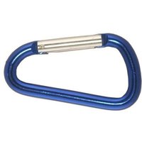 Karabinerhaken 50x28 mm Alu blau Karabiner Haken Schnapphaken Schlüssel - Conacord von CONACORD