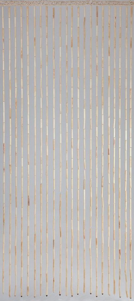 CONACORD Insektenschutz-Vorhang Conacord Decona Tonkin Dekovorhang beige, 90 x 200 cm, Tonkinstäbe - elegant schwingend von CONACORD