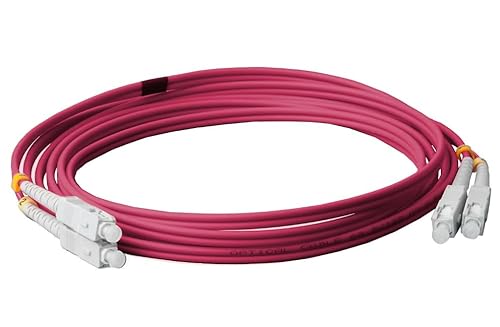 CONBIC LWL Glasfaser-Kabel – 10m OM4 SC/UPC auf SC/UPC Stecker, Duplex 50/125 Patchkabel – Lichtwellenleiter 10 Meter CONBIC LWL Glasfaser-Kabel – 10m OM4 SC/UPC auf SC/UPC Stecker, Duplex 50/125 Patchkabel – Lichtwellenleiter 10 Meter von CONBIC