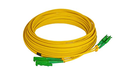 CONBIC LWL Glasfaser-Kabel – 5m OS2 gelb, E2000/APC auf E2000/APC Stecker, Duplex 9/125 Patchkabel – Lichtwellenleiter 5 Meter CONBIC LWL Glasfaser-Kabel – 5m OS2 gelb, E2000/APC auf E2000/APC Stecker, Duplex 9/125 Patchkabel – Lichtwellenleiter 5 Meter von CONBIC