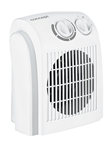 CONCEPT Hausgeräte VT7010 Heizlüfter, 1500 W, Weiß von Concept