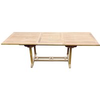 Concept-usine - Ausziehbarer rechteckiger Gartentisch aus Teakholz für 10 Personen kajang - Holz von CONCEPT-USINE