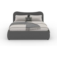 Bett mit Stauraum 160x200cm abgerundetes Design grauer Cord PLANO Bett mit Stauraum 160x200cm abgerundetes Design grauer Cord PLANO von CONCEPT-USINE