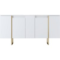 Buffet-Design in Weiß und Gold 160 cm - 4 Türen LUXOR Buffet-Design in Weiß und Gold 160 cm - 4 Türen LUXOR von CONCEPT-USINE