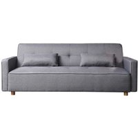 Concept-usine - 3-Sitzer Schlafsofa aus Stoff, grau copenhague - Grau von CONCEPT-USINE