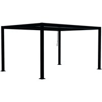 Concept-usine - Bioklimatische Pergola 3x4 m, grau milos - Grau von CONCEPT-USINE