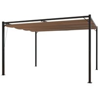 Pergola freistehend 3 x 4m mit Polyesterdach in Taupe tusa von CONCEPT-USINE