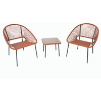 Concept-usine - Gartenmöbel-Set für 2 Personen mit Terrakotta-Tisch acapulco von CONCEPT-USINE