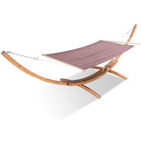 Concept-usine - Hängematte mit Vordach auf 3,15 m langem Schokoladenholzgestell lagoa von CONCEPT-USINE