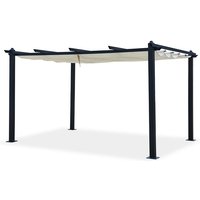 Concept-usine - Pergola 4x3m auto-portée avec toile rétractable nila von CONCEPT-USINE