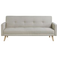 Concept-usine - Skandinavisches Schlafsofa für 3 Personen in beigem Stoff wooden Concept-usine - Skandinavisches Schlafsofa für 3 Personen in beigem Stoff wooden von CONCEPT-USINE