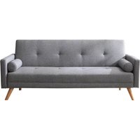 Concept-usine - Sofa-Bett mit 3 Plätzen in grauem Stoff wooden Concept-usine - Sofa-Bett mit 3 Plätzen in grauem Stoff wooden von CONCEPT-USINE