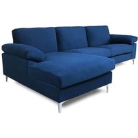 Concept-usine - Sofa-Ecke links 4-5 Plätze in blauem Samt galway Concept-usine - Sofa-Ecke links 4-5 Plätze in blauem Samt galway von CONCEPT-USINE