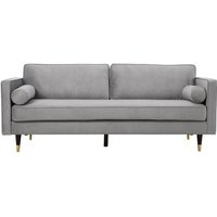 Concept-usine - Sofa mit 3 Sitzen in hellem grauem Samt nalha Concept-usine - Sofa mit 3 Sitzen in hellem grauem Samt nalha von CONCEPT-USINE