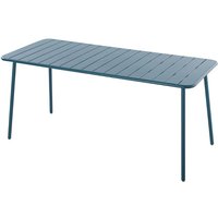 Concept-usine - Gartentisch aus blauem Stahl für 6 Personen bergame Concept-usine - Gartentisch aus blauem Stahl für 6 Personen bergame von CONCEPT-USINE
