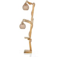 Concept-usine - Stehlampe aus Holz und Seilen mit Rand alex von CONCEPT-USINE