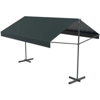 Concept-usine - Store banne Doppelpult 4 x 3 m Grau Übersetzt auf Deutsch: Markise mit doppeltem Gefälle 4 x 3 m Grau iseo von CONCEPT-USINE