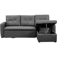 Ecksofa mit 4 Plätzen, umwandelbar in Grau MALMO Ecksofa mit 4 Plätzen, umwandelbar in Grau MALMO von CONCEPT-USINE