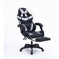 Ergonomischer Schreibtisch-Gaming-Stuhl neigbar schwarz und weiß Altair von CONCEPT-USINE