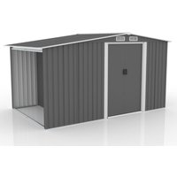 Gartenhaus 6,87m2 mit Holzlagerplatz VOSGES von CONCEPT-USINE