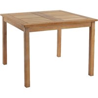 Quadratischer Gartentisch Teak karra von CONCEPT-USINE