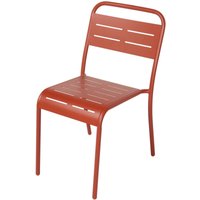 Set von 4 Stühlen Gartenmöbel Esstisch terracotta bergame von CONCEPT-USINE