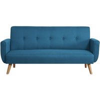 Skandinavisches Schlafsofa für 3 Personen in Entenblauem Stoff malmo von CONCEPT-USINE