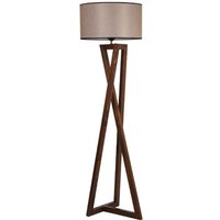 Stehlampe Design Holz und Stoff CHLOE von CONCEPT-USINE
