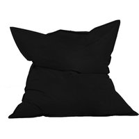 Concept-usine - xxl Outdoor rechteckiger Sitzsack 180x140cm schwarz moku von CONCEPT-USINE